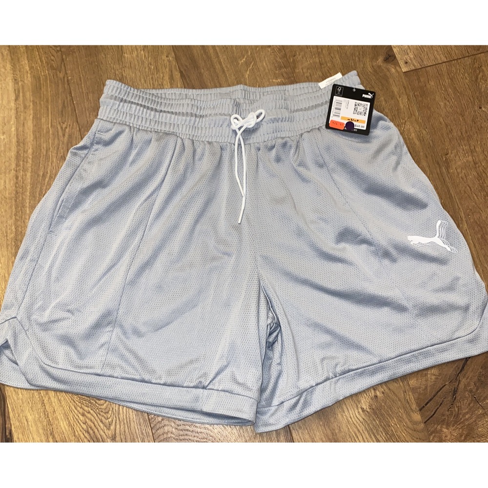 Women's Puma Dry Cell Foundation‎ Gray Small Basketball Training Shorts RV$40